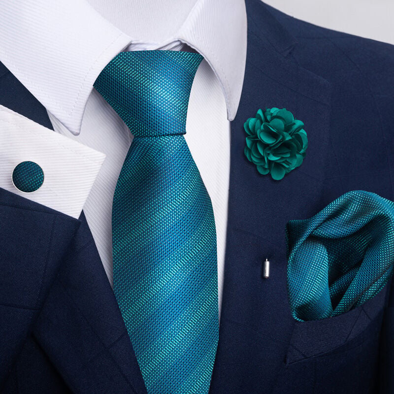 Picture of Men's Multicolor Fashionable Neck Tie - 4 items Set Box (1 Set) (FB279,Int: One size)