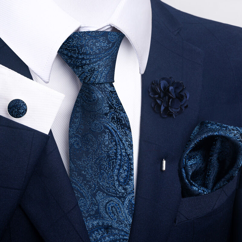 Picture of Men's Multicolor Fashionable Neck Tie - 4 items Set Box (1 Set) (FB270,Int: One size)