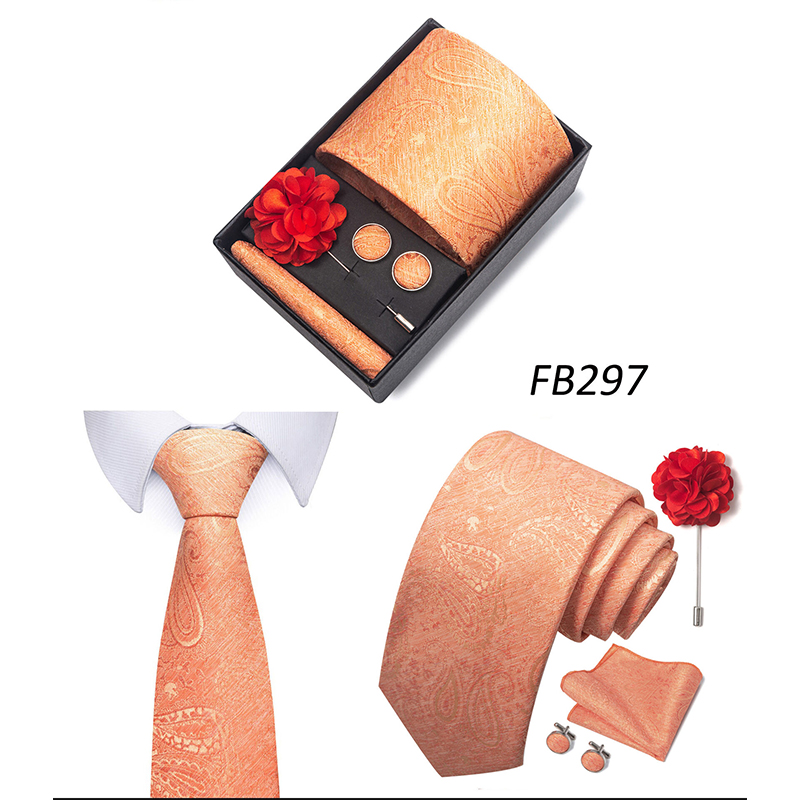 Picture of Men's Multicolor Fashionable Neck Tie - 4 items Set Box (1 Set) (FB297,Int: One size)