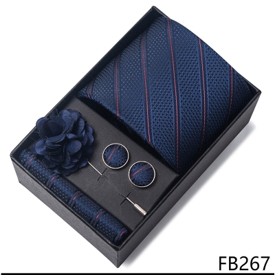 Picture of Men's Multicolor Fashionable Neck Tie - 4 items Set Box (1 Set) (FB267,Int: One size)
