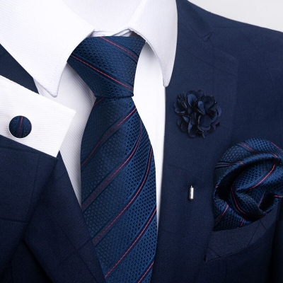 Picture of Men's Multicolor Fashionable Neck Tie - 4 items Set Box (1 Set) (FB267,Int: One size)