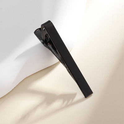 Picture of Plain Design Metal Formal & Casual Tie Clip For Men (1Ps) (Stainless S.-Black)