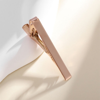 Picture of Plain Design Metal Formal & Casual Tie Clip For Men (1Ps) (Stainless Steel-R.G.)