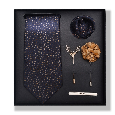 Picture of Men's Multicolor Fashionable Luxury Neck Tie 5 piece Set Box (1 Set) (PB272,Int: One size)