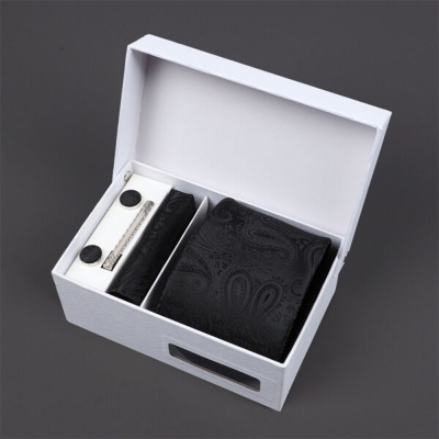 Picture of Men's Luxury Polyester Silk Fashionable Neck Tie - 4 items Set Box (1 Set) (A3H75,Int: One size)