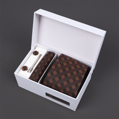 Picture of Men's Luxury Polyester Silk Fashionable Neck Tie - 4 items Set Box (1 Set) (A3H127,Int: One size)