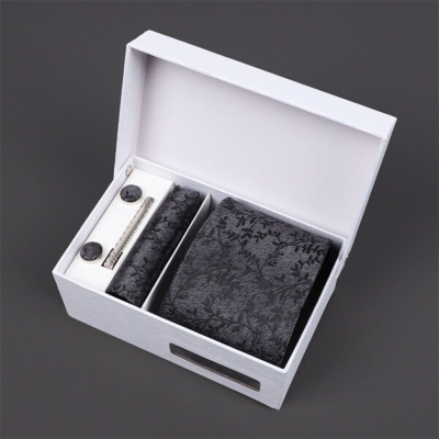Picture of Men's Luxury Polyester Silk Fashionable Neck Tie - 4 items Set Box (1 Set) (A3H131,Int: One size)