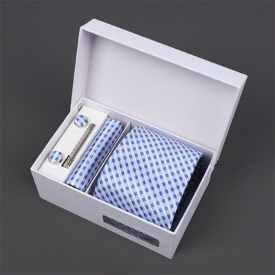 Picture of Men's Luxury Polyester Silk Fashionable Neck Tie - 4 items Set Box (1 Set) (A3H28,Int: One size)
