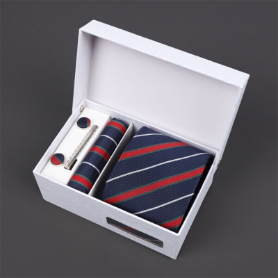 Picture of Men's Luxury Polyester Silk Fashionable Neck Tie - 4 items Set Box (1 Set) (A3H23,Int: One size)