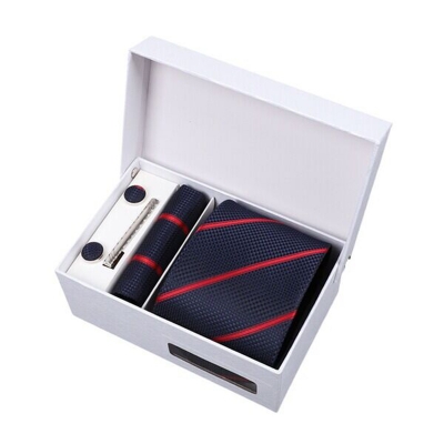 Picture of Men's Luxury Polyester Silk Fashionable Neck Tie - 4 items Set Box (1 Set) (A3H07,Int: One size)