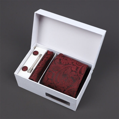 Picture of Men's Luxury Polyester Silk Fashionable Neck Tie - 4 items Set Box (1 Set) (A3H17,Int: One size)