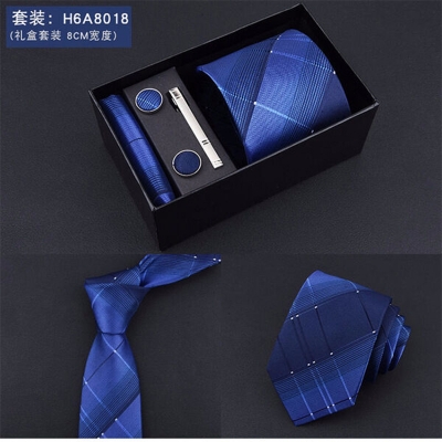 Picture of Men's Fashionable Neck Tie 4 Item Set Box (1 Set) (A8018,Int: One size)