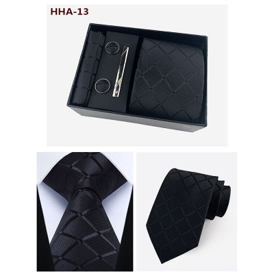 Picture of Men's Fashionable Neck Tie 4 Item Set Box (1 Set) (HHA-13,Int: One size)