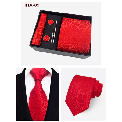 Picture of Men's Fashionable Neck Tie 4 Item Set Box (1 Set) (HHA-09,Int: One size)