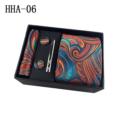 Picture of Men's Fashionable Neck Tie 4 Item Set Box (1 Set) (HHA-06,Int: One size)