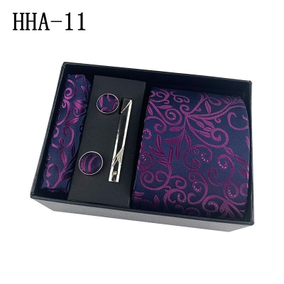 Picture of Men's Fashionable Neck Tie 4 Item Set Box (1 Set) (HHA-11,Int: One size)