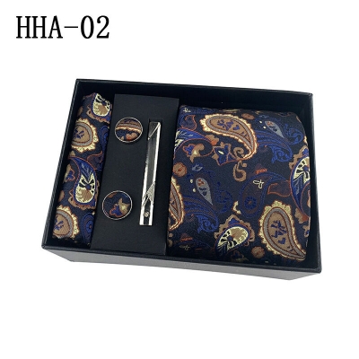 Picture of Men's Fashionable Neck Tie 4 Item Set Box (1 Set) (HHA-02,Int: One size)