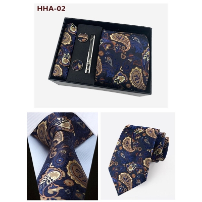 Picture of Men's Fashionable Neck Tie 4 Item Set Box (1 Set) (HHA-02,Int: One size)