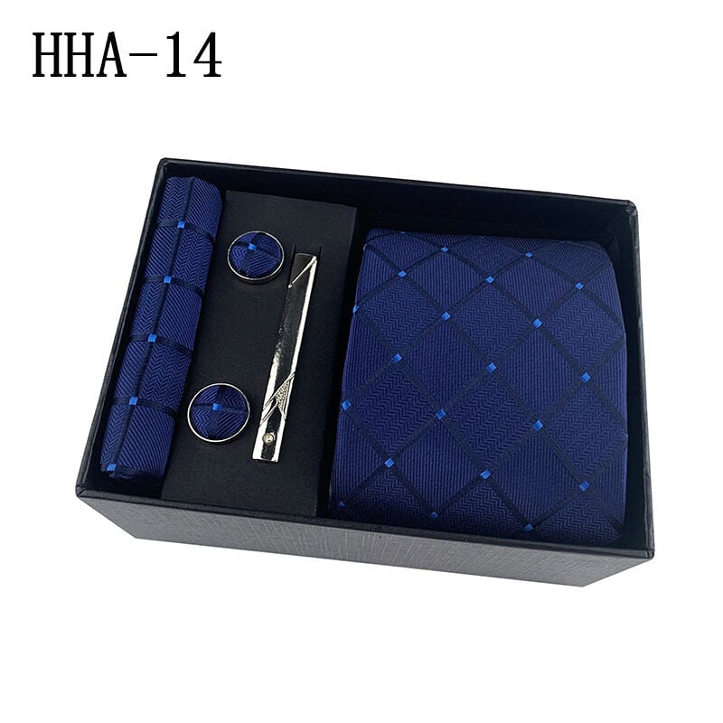 Picture of Men's Fashionable Neck Tie 4 Item Set Box (1 Set) (HHA-14,Int: One size)