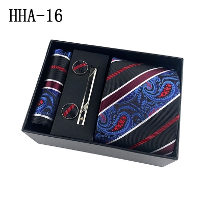 Picture of Men's Fashionable Neck Tie 4 Item Set Box (1 Set) (HHA-16,Int: One size)