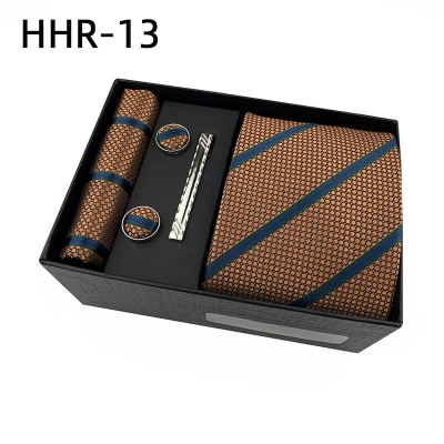 Picture of Men's Fashionable Neck Tie 4 Item Set Box (1 Set) (HHR-13,Int: One size)