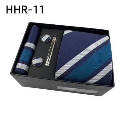 Picture of Men's Fashionable Neck Tie 4 Item Set Box (1 Set) (HHR-11,Int: One size)