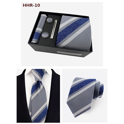 Picture of Men's Fashionable Neck Tie 4 Item Set Box (1 Set) (HHR-10,Int: One size)