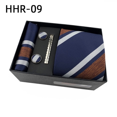 Picture of Men's Fashionable Neck Tie 4 Item Set Box (1 Set) (HHR-09,Int: One size)