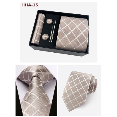Picture of Men's Fashionable Neck Tie 4 Item Set Box (1 Set) (HHA-15,Int: One size)