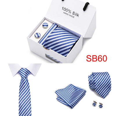 Picture of Men's  High-Density Polyester Silk Neck Tie 3p Tie Set (1Box) (SB60,Int: One size)