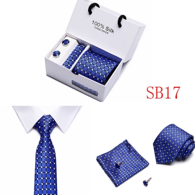 Picture of Men's  High-Density Polyester Silk Neck Tie 3p Tie Set (1Box) (SB-17,Int: One size)