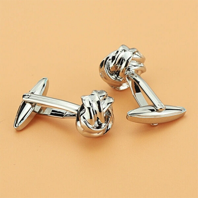 Picture of Men's Metal Round Twist French Cufflinks Set (Int: One size)