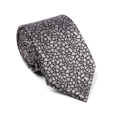 Picture of Glamourous Stuff Premium Men's Business & Casual Tie with Gift Box - Wavy/Striped/Geometric Patterns (8E058,Int: One size)