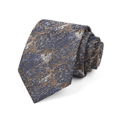 Picture of Glamourous Stuff Premium Men's Business & Casual Tie with Gift Box - Wavy/Striped/Geometric Patterns (8E073,Int: One size)