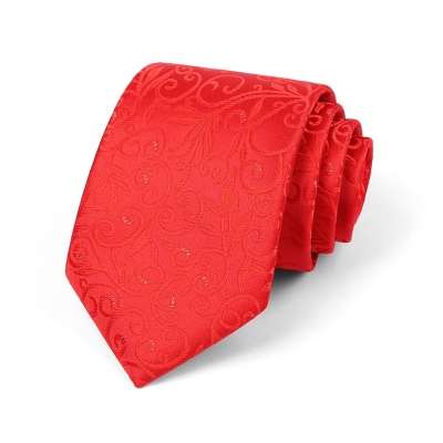 Picture of Glamourous Stuff Premium Men's Business & Casual Tie with Gift Box - Wavy/Striped/Geometric Patterns (8E111,Int: One size)