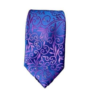 Picture of Glamourous Stuff Premium Men's Business & Casual Tie with Gift Box - Wavy/Striped/Geometric Patterns (8E117,Int: One size)