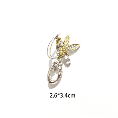 Picture of English Alphabet Fairy Brooch Pin For Women Fashion Accessories - Hijab Pin (Alphabet - J)