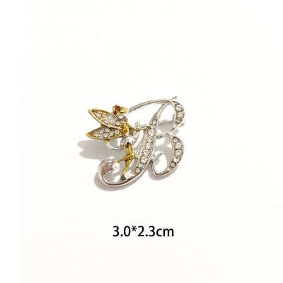 Picture of English Alphabet Fairy Brooch Pin For Women Fashion Accessories - Hijab Pin (Alphabet - B)