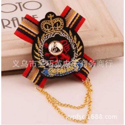Picture of Cloth Badge Brooch Pin For Men & Women Fashion Suit Accessories (Design 7)