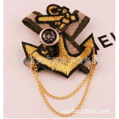 Picture of Cloth Badge Brooch Pin For Men & Women Fashion Suit Accessories (Design 2)