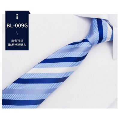 Picture of Readymade Zipper Multicolor Formal Tie for Men – Easy Wear Neck Tie (47 x 7 cm, 1 Pc) (BL-009G,Int: One size)
