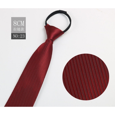 Picture of Readymade Zipper Multicolor Formal Tie for Men – Easy Wear Neck Tie (47 x 7 cm, 1 Pc) (NO-23,Int: One size)