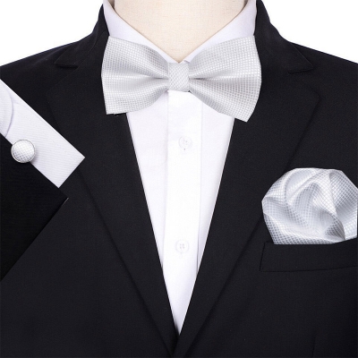Picture of Multicolor Men’s Bow Tie Set – 3pcs Fashion Accessories for Party, Wedding & Casual Wear (JP 231,Int: One size)