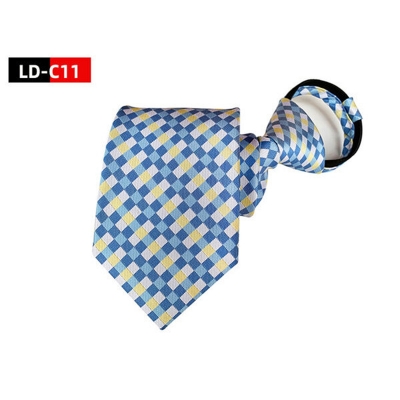 Picture of High Quality Readymade Zipper Multicolor Neck Tie For Men (1p) (LD-C11,Int: One size)