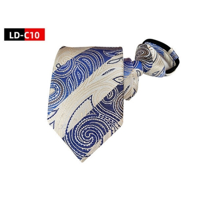 Picture of High Quality Readymade Zipper Multicolor Neck Tie For Men (1p) (LD-C10,Int: One size)