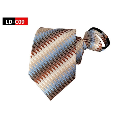 Picture of High Quality Readymade Zipper Multicolor Neck Tie For Men (1p) (LD-C9,Int: One size)