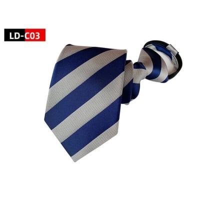 Picture of High Quality Readymade Zipper Multicolor Neck Tie For Men (1p) (LD-C3,Int: One size)