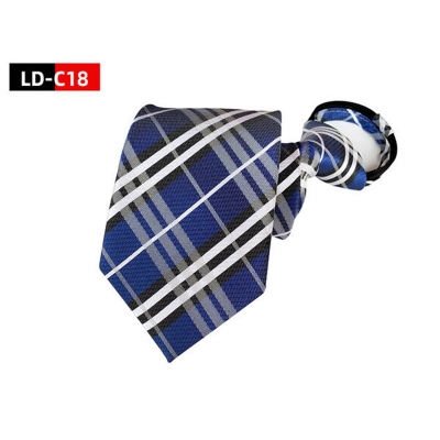 Picture of High Quality Readymade Zipper Multicolor Neck Tie For Men (1p) (LD-C18,Int: One size)