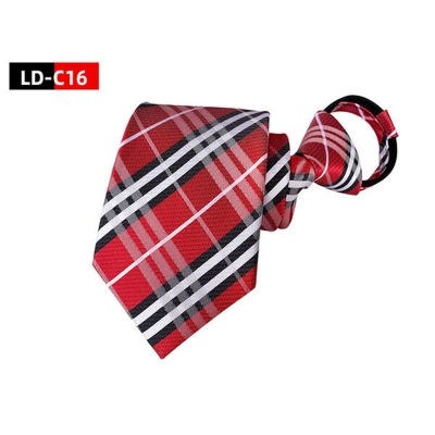 Picture of High Quality Readymade Zipper Multicolor Neck Tie For Men (1p) (LD-C16,Int: One size)