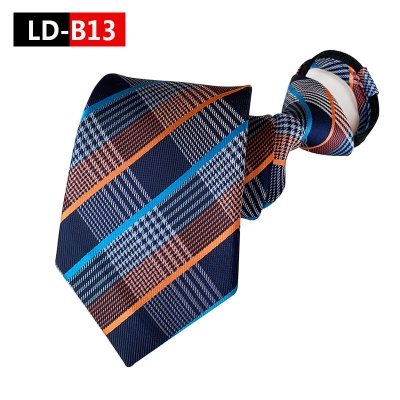 Picture of High Quality Readymade Zipper Multicolor Neck Tie For Men (1p) (LD-B13,Int: One size)